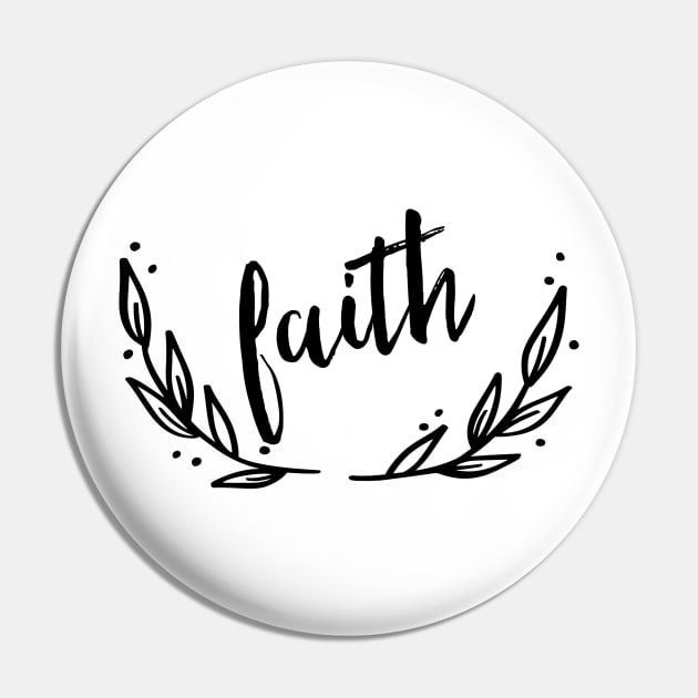 Faith Crown Pin by chrissyloo