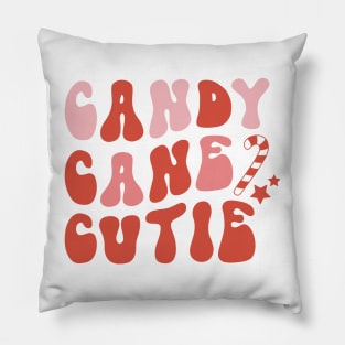 Candy Cane Cutie Holiday Design Pillow