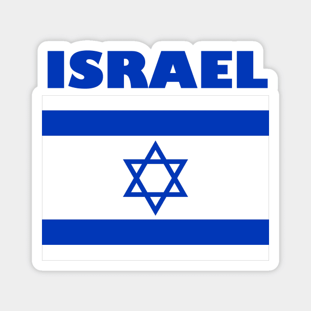 Israel Flag Magnet by AbundanceSeed