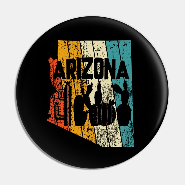Arizona Retro Vintage Pin by UranusArts