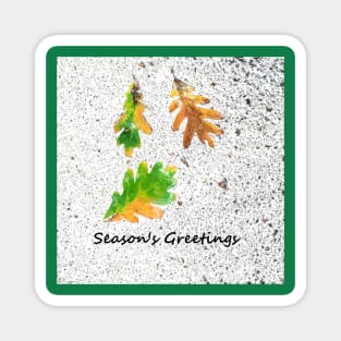 Season's Greetings card, gifts Magnet