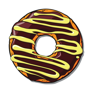 Chocolate Donut, Doughnut, Frosting, Glaze, Icing T-Shirt