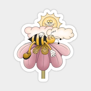 Sleeping bee Magnet