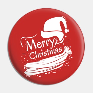 Merry christmas typography Pin