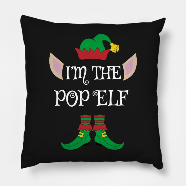 I'm The Pop Christmas Elf Pillow by Meteor77