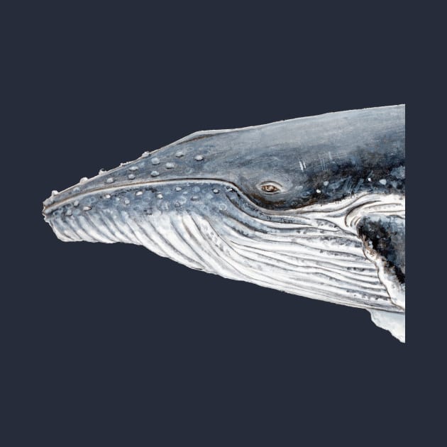 Humpback whale portrait by chloeyzoard