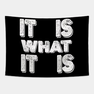 Vintage It is what it is Tapestry