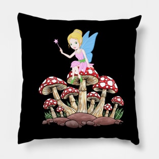 Cottagecore Aestheti Girl Pillow