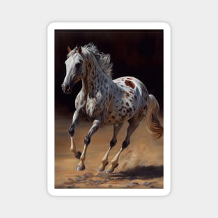 Appaloosa Horse - Oil paint Magnet