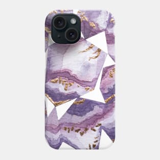 【ore】Fluorite Crystals-purple Phone Case
