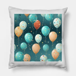 Happy Birthday Party Celebration Pattern 6 Pillow