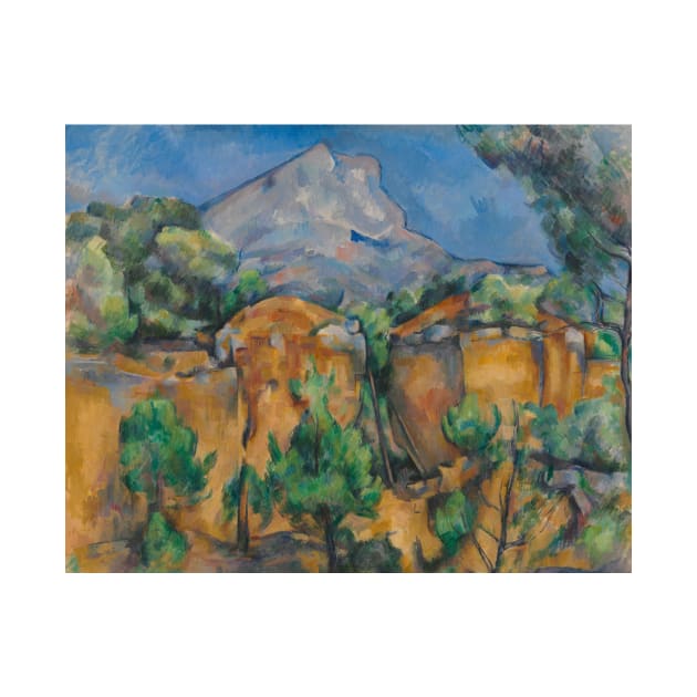 Montagne Sainte-Victoire Seen from the Bibemus Quarry by Paul Cezanne by Classic Art Stall