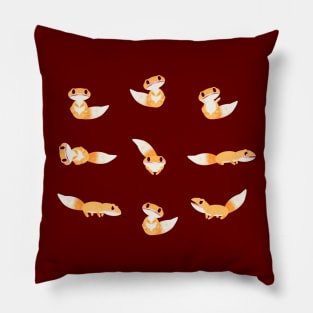 In The Day of a Gecko Sunglow Pillow