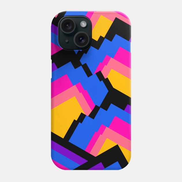 Vibrant pattern peaks Phone Case by Swadeillustrations