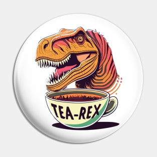 Tea-Rex Pin