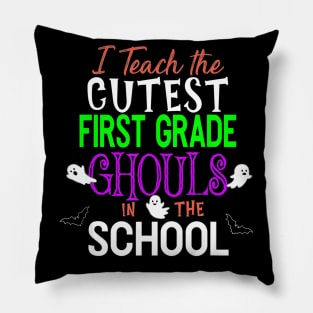 Halloween Teacher Costume Tshirt Pumpkin School Outfit Pillow