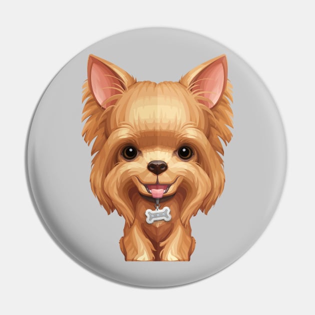 Yorkshire Terrier Pin by stonemask