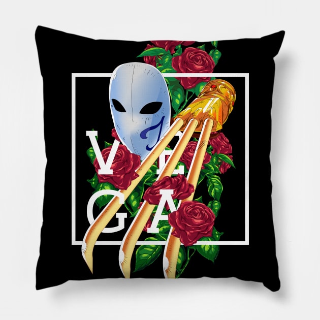 The Mask and Claw Pillow by manoystee