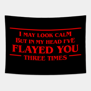 Mind Flayed Passive Aggressive Tshirt For Pop Culture Fans Tapestry