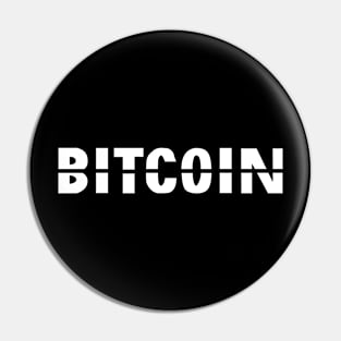 Bitcoin - Cryptocurrency - Blockchain - Investment Pin