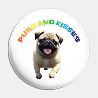 Just Pugs and Kisses 6 Pin