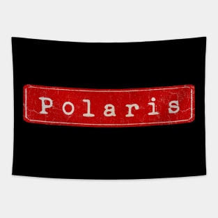 vintage retro plate Polaris Tapestry