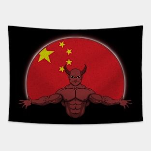 Devil China Tapestry