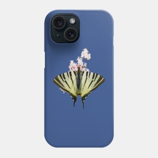 Swallowtail On Wild Garlic Flowers Cut Out Phone Case