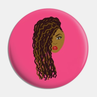 Curly Dreadlocks Pin