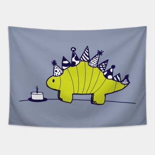 Birthday Stegosaurus Tapestry