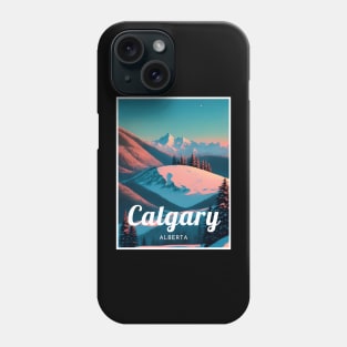 Calgary ski - Alberta Canada Phone Case