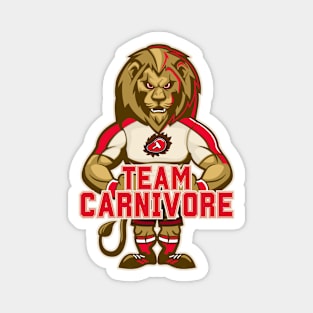 Team Carnivore Lion Jersey Magnet