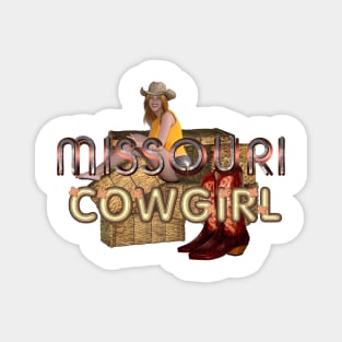 Missouri Cowgirl Magnet