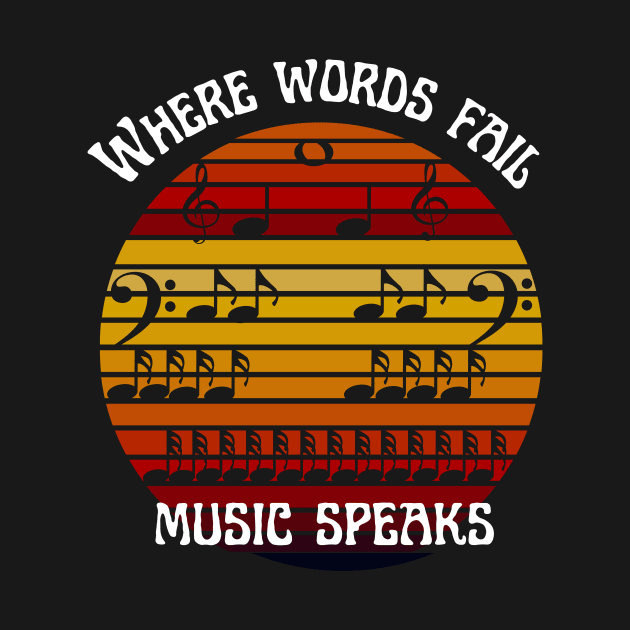 Where words fail,Music speaks by Mr.Dom store