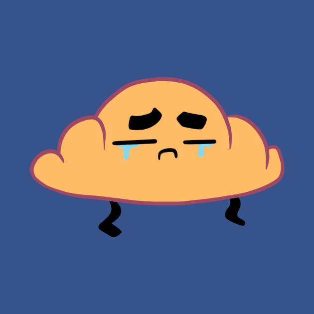 Crying Croissant Friend by yeppep