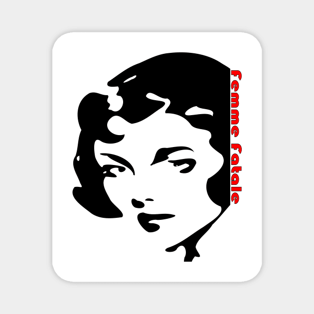 Femme Fatale Magnet by DeeBeeDesigns