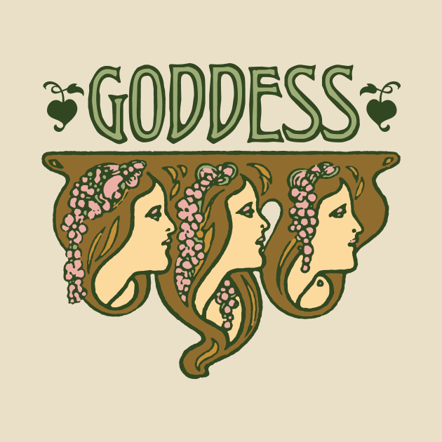 Art Nouveau Goddess by MatchbookGraphics