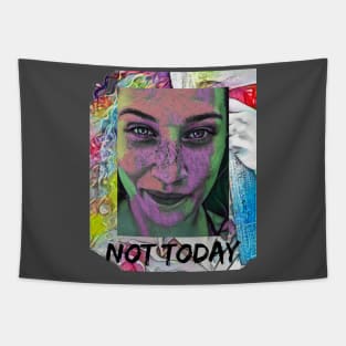 Not Today (freckles art) Tapestry