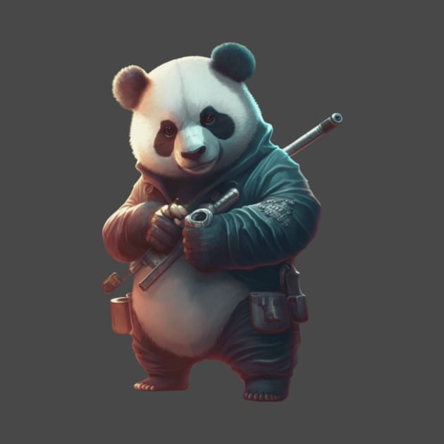 Panda Warrior by Path