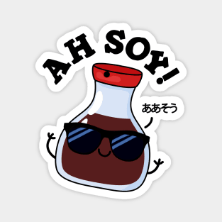 Ah Soy Cute Soy Sauce Pun Magnet