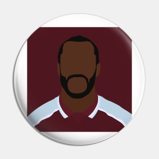 Michail Antonio Minimalistic Face Art Pin