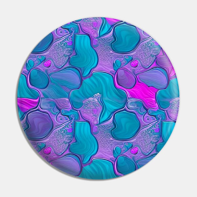 Melty Molten Metal Mermaid Mix | Pink | Cerulean Pin by ArtistsQuest