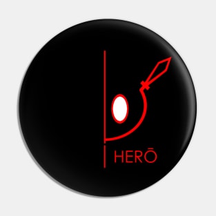 Hero (red) Pin