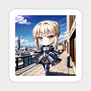 chibi saber alter Magnet