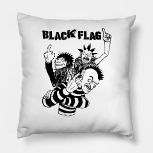 Punk Rock Man Of Black Flag Pillow