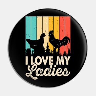 I Love My Ladies T Shirt For Women Men Pin