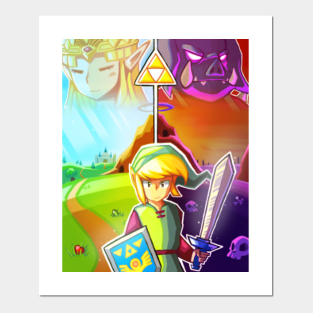 A Link To The Past Zelda Affiche Et Impression D Art
