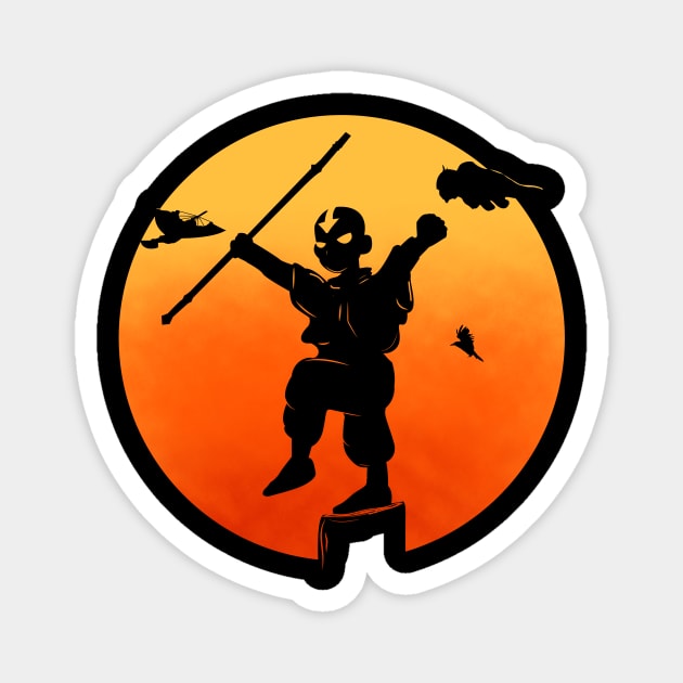 Karate Airbender Magnet by Piercek25