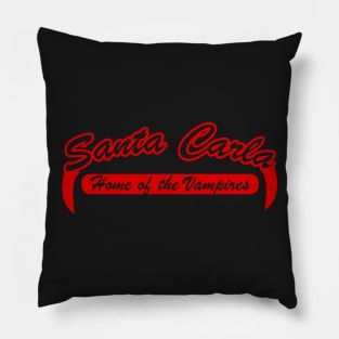 Santa Carla Home of the Vampires Pillow