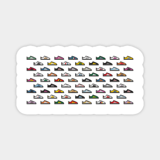 sneaker heads pattern Magnet